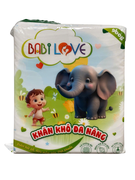 Khăn khô đa năng Babi Love 900g