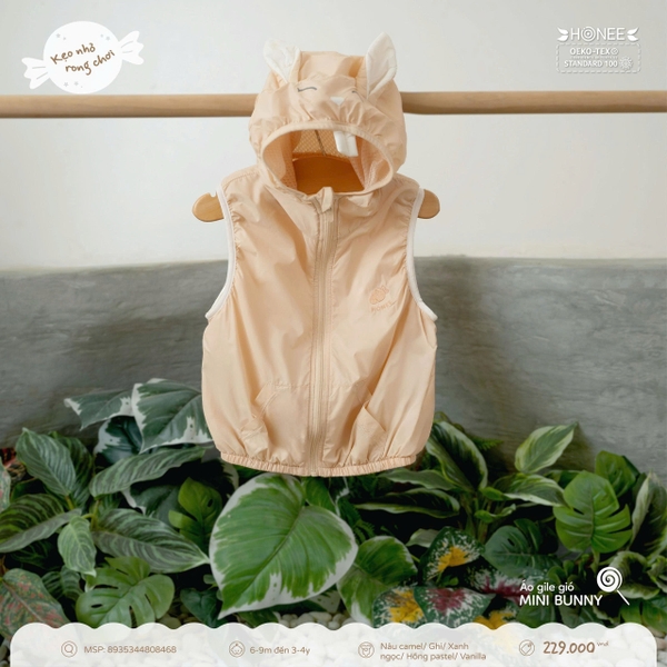 Áo gile gió Mini Bunny Honee 8468