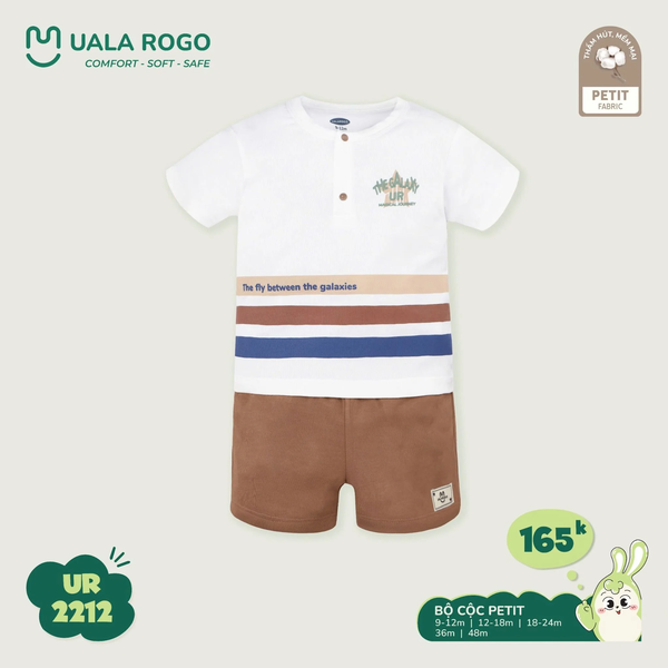 Bộ Cộc Tay Petit Cho Bé UR 2212