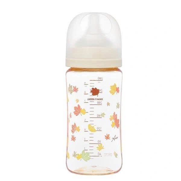 Bình sữa Greenfinger Bebegrow PPSU 280ml – Lá Phong – Kèm Núm