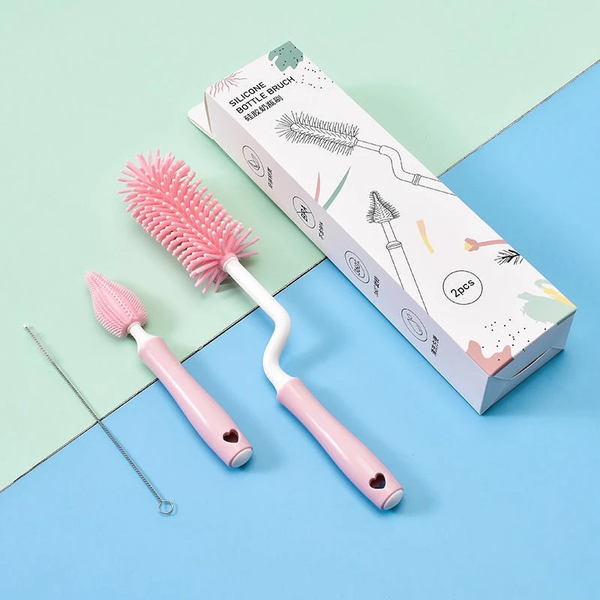 Cọ bình sữa silicone Lobaby