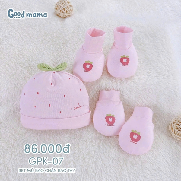 Set mũ, bao tay, bao chân pettit GPK-07 GoodMama