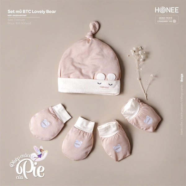 Set mũ BTC Lovely Bear Honee 7461