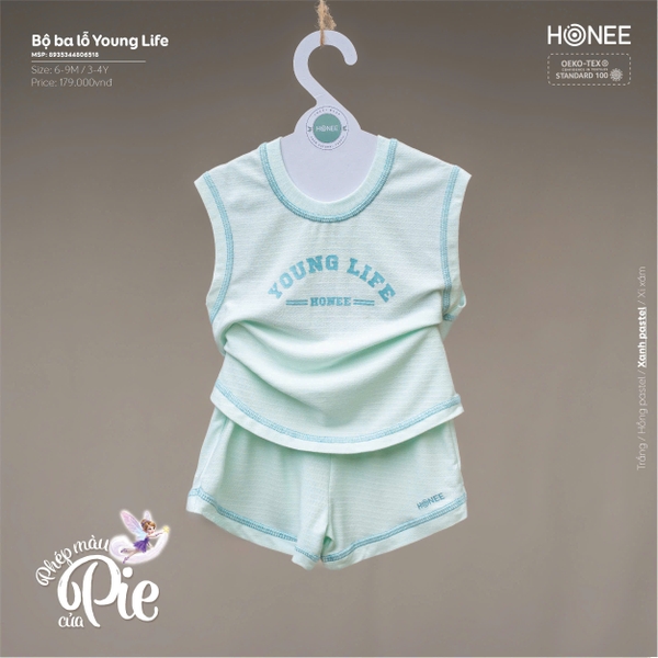 (C8) Bộ ba lỗ Young Life Honee 6518