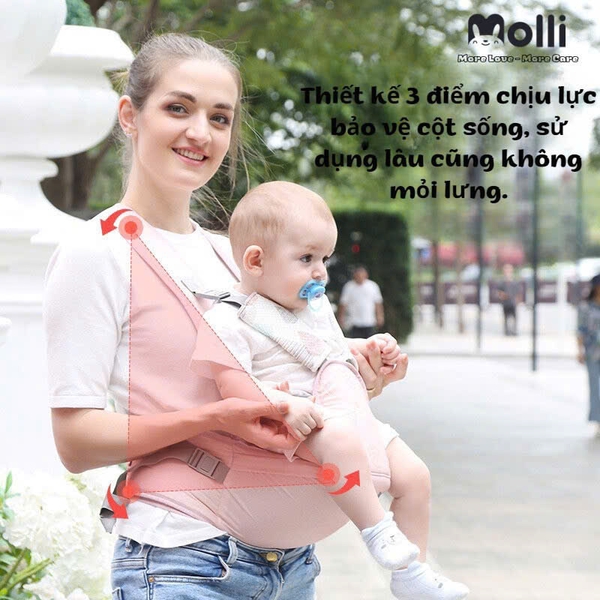 Địu ngồi cho bé Molli – MOL 3003