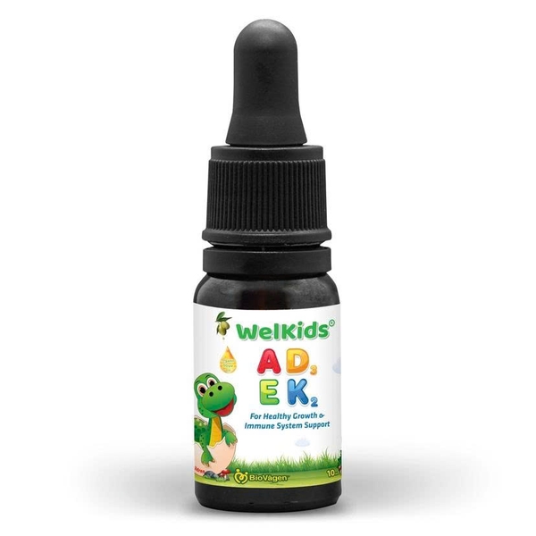 Vitamin tổng hợp WelKids ADEK 10ml  - Ba Lan (0M+)