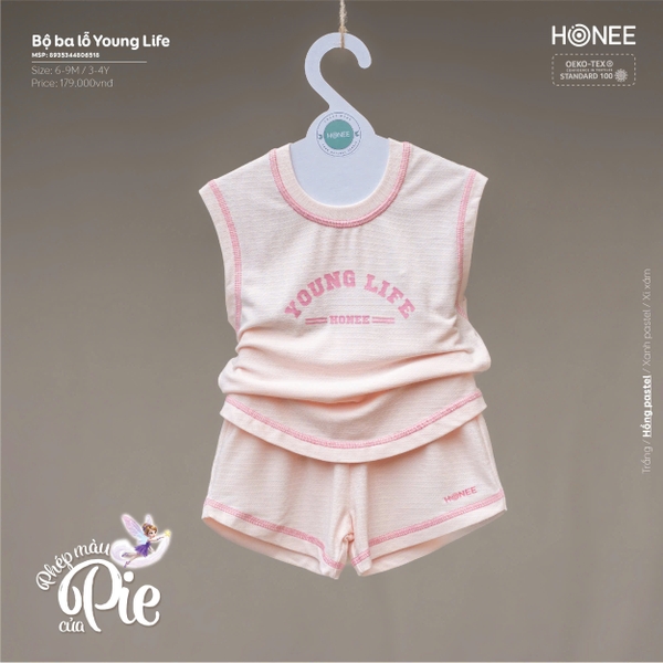 (C8) Bộ ba lỗ Young Life Honee 6518