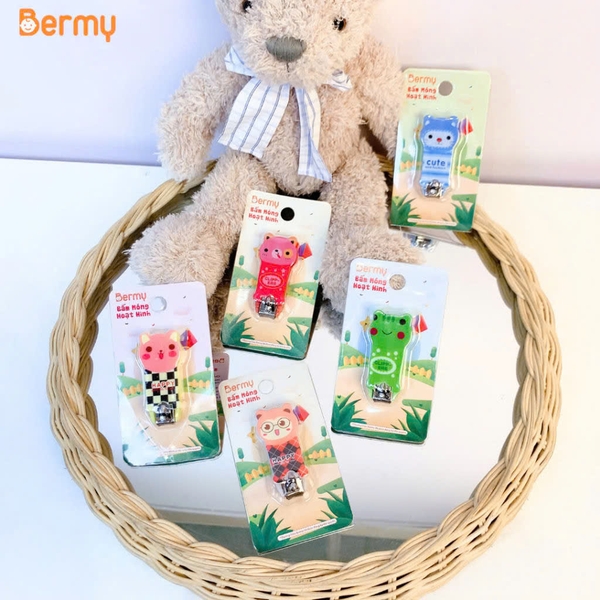 Bấm móng hoạt hình Bermy (màu sắc/ họa tiết ngẫu nhiên)