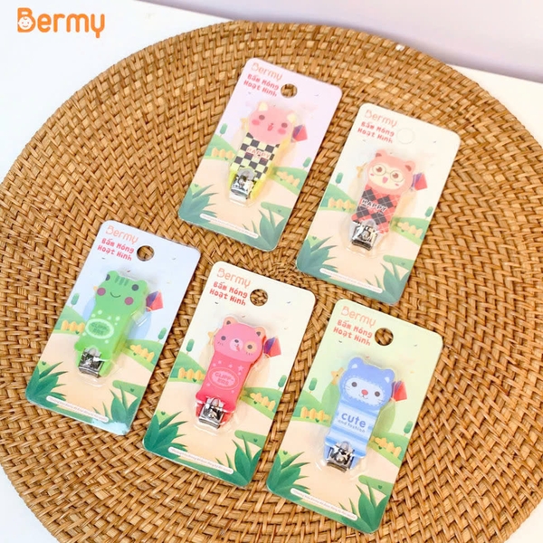 Bấm móng hoạt hình Bermy (màu sắc/ họa tiết ngẫu nhiên)