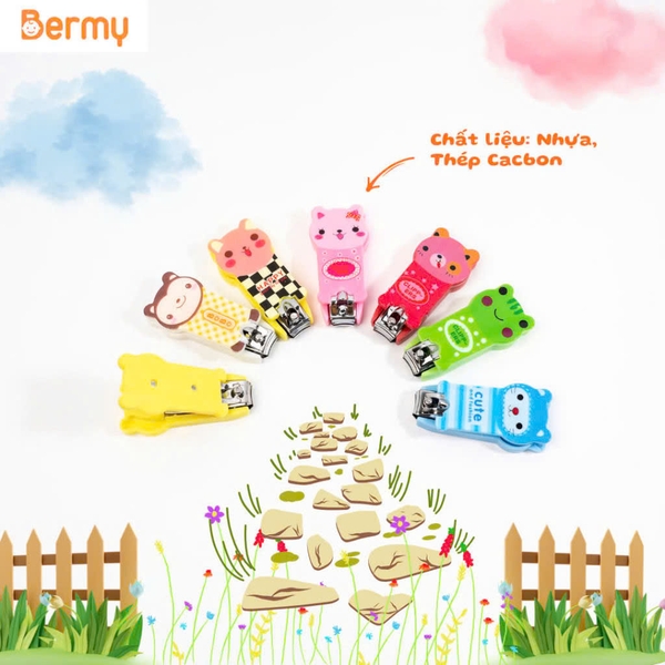 Bấm móng hoạt hình Bermy (màu sắc/ họa tiết ngẫu nhiên)