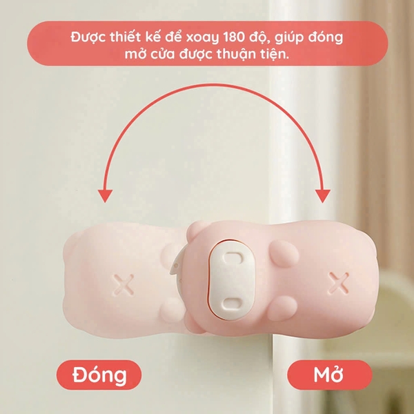 Bịt cửa an toàn cho bé AAG (mix màu)