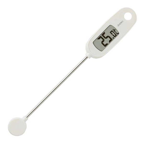 Nhiệt kế Dretec Nhật Bản đo nhiệt độ nước, sữa, thực phẩm (-10°C đến +300°C)