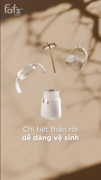 Bình tập uống INOX giữ nhiệt cao cấp cho bé Fatzbaby Sippy 5 DELUXE (280ml)