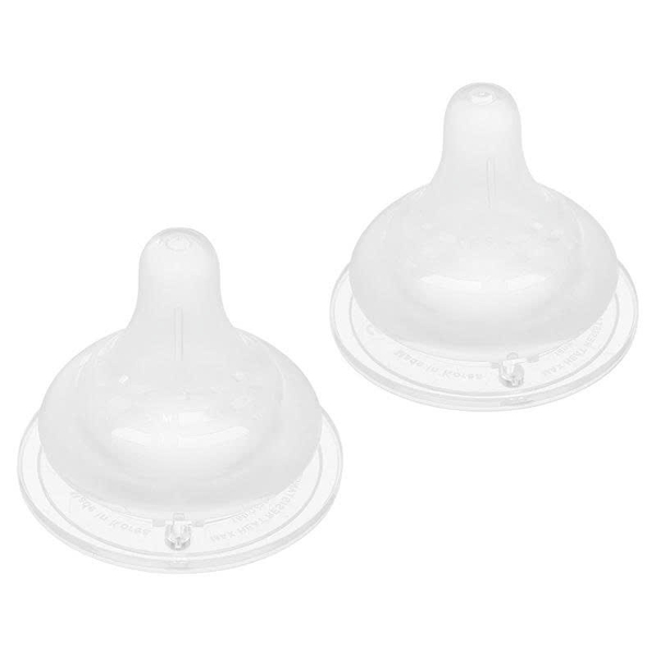 Núm ty bình sữa Greenfinger Bebegrow - Size S (1-3 tháng) - Set 2