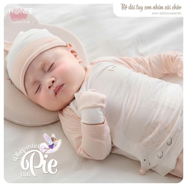 (C1.5) Bộ dài tay con nhím cài chéo 6785 Honee