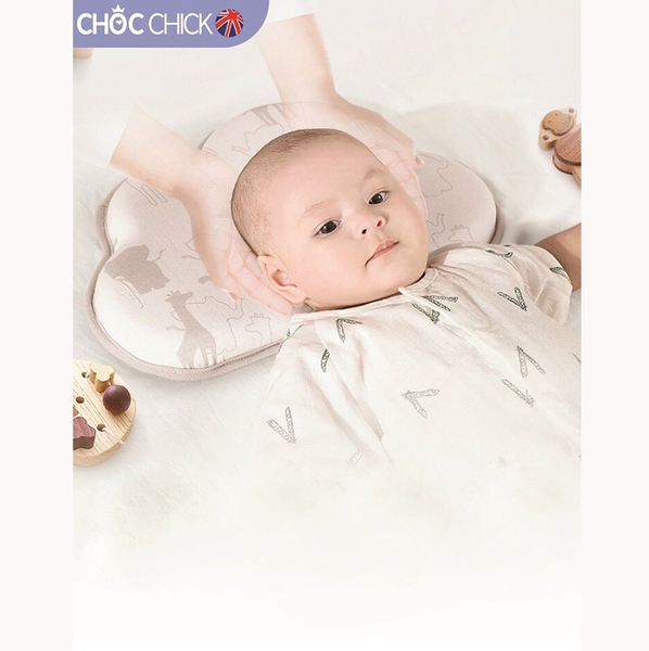 Gối cao su mây Choc Chick 36x23cm màu ngẫu nhiên