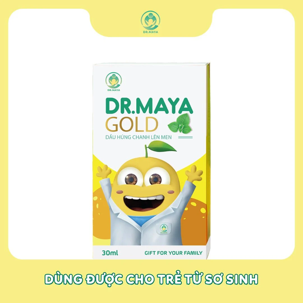 Dầu Húng Chanh Lên Men Dr.Maya Gold 30ml (0M+)