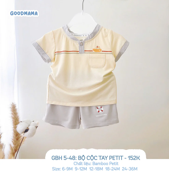 Bộ cộc tay Peptit GBH 5-48 Goodmama
