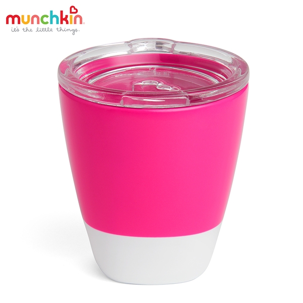 Bộ 2 cốc có nắp Munchkin MK11489 (Hồng-tím)