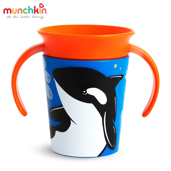 Cốc 360 độ chống đổ Deco có tay cầm Munchkin MK17423 (177ml)