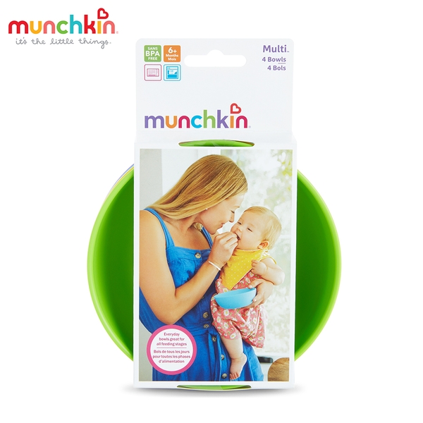 Bát ăn cỡ lớn Munchkin MK37302 (4 chiếc)