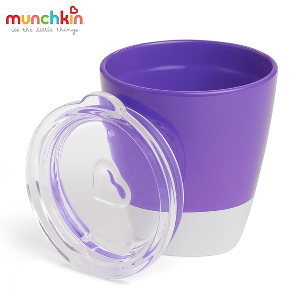 Bộ 2 cốc có nắp Munchkin MK11489 (Hồng-tím)