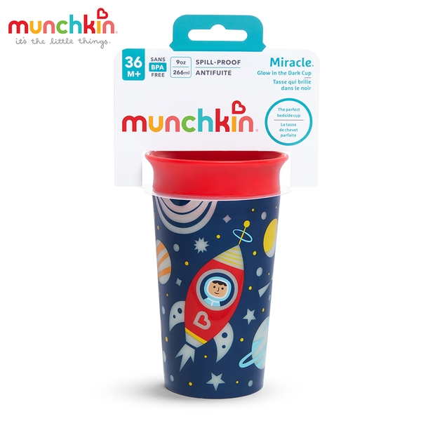 Cốc 360 độ chống đổ phát sáng Munchkin MK21193 (266ml)