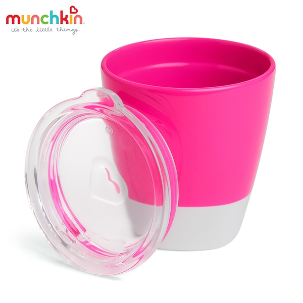 Bộ 2 cốc có nắp Munchkin MK11489 (Hồng-tím)