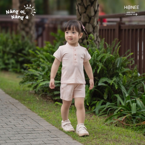 (C6.5) Bộ cộc tay Polo cổ trụ 7072 Honee