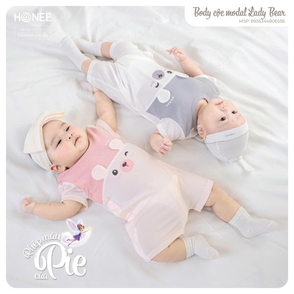 (C2.5) Bộ cộc tay Modal Lazy Bear 6556 Honee