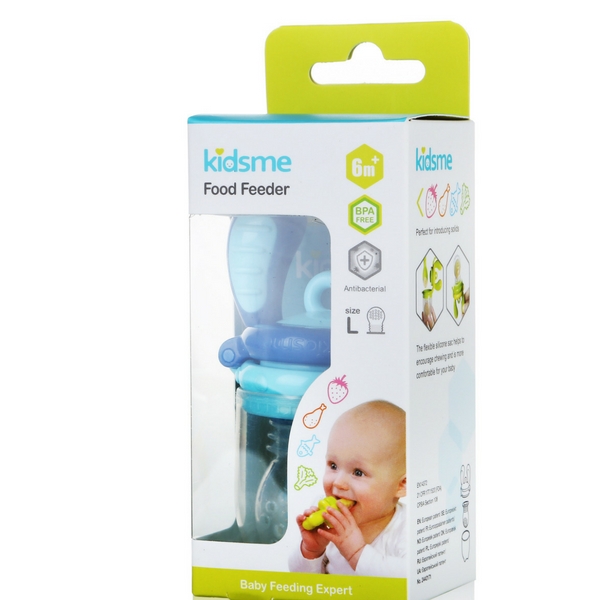 Túi nhai chống hóc Kidsme 160337 size L màu Xanh Dương (6M+)