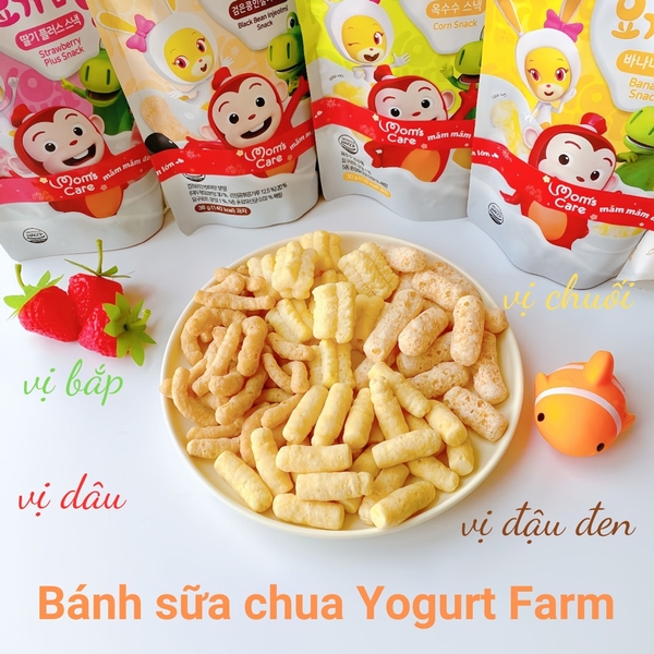 Bánh sữa chua Cocomong Yogurt Farm 30g vị Ngô (cho bé 8M+)