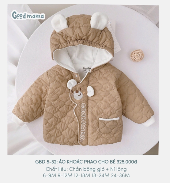 Áo khoác phao cho bé GBD5-32