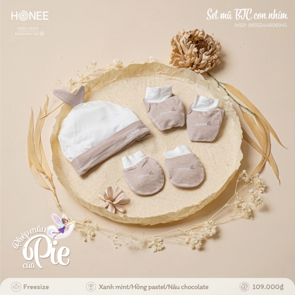 Set mũ BTC con nhím 6945 Honee