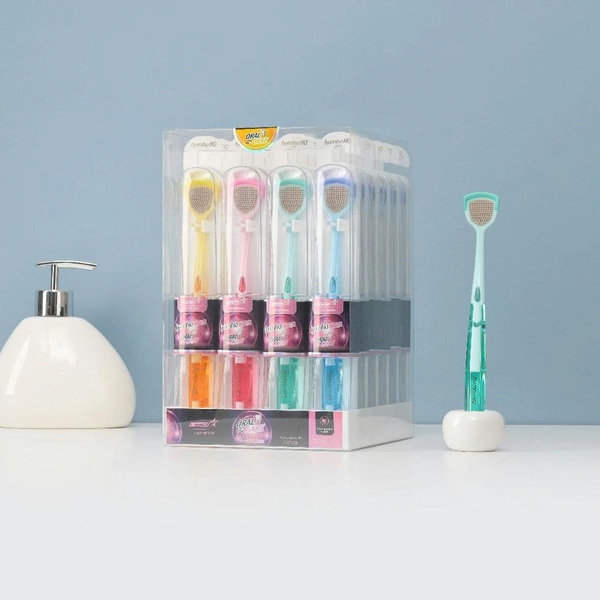 Bàn chải cạo lưỡi nhập khẩu Hàn Quốc Kumho HQ19  (màu ngẫu nhiên)