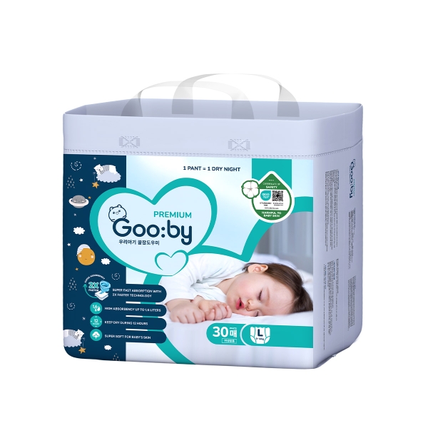 Bỉm - Tã quần Gooby Premium L30 miếng (cho bé 9-13kg)