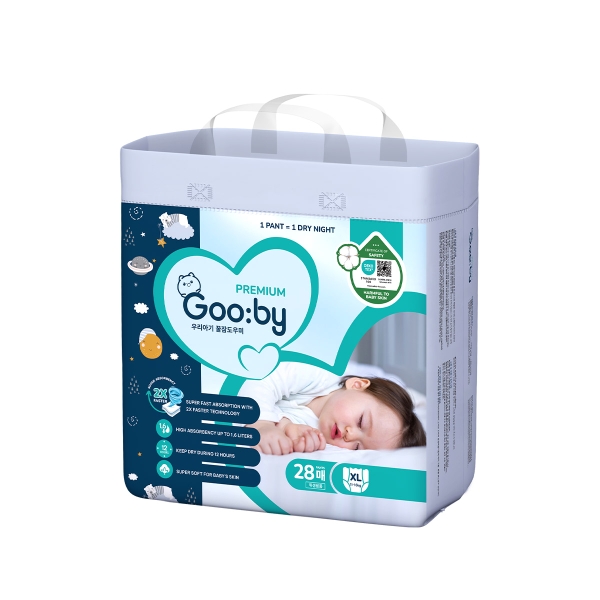 Bỉm - Tã quần Gooby Premium XL28 miếng (cho bé 12-17kg)