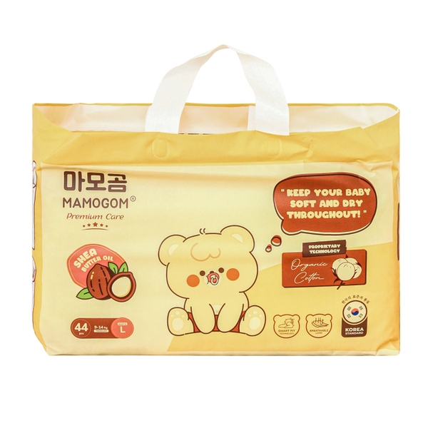 Bỉm - Tã quần Mamogom Premium size L44 miếng (cho bé 9 - 14kg)