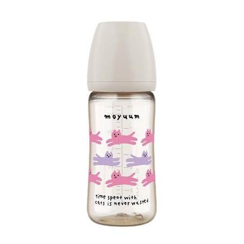 Bình sữa Moyuum PPSU Mèo xám 270ml