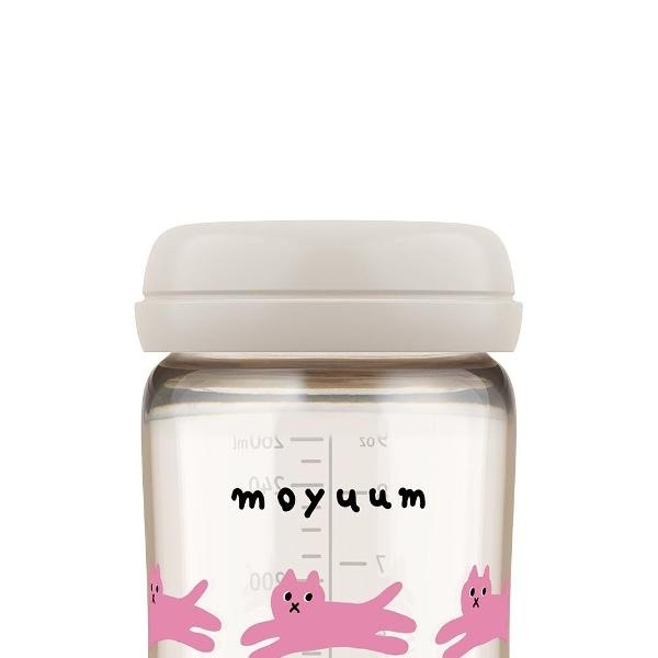 Bình sữa Moyuum PPSU Mèo xám 270ml