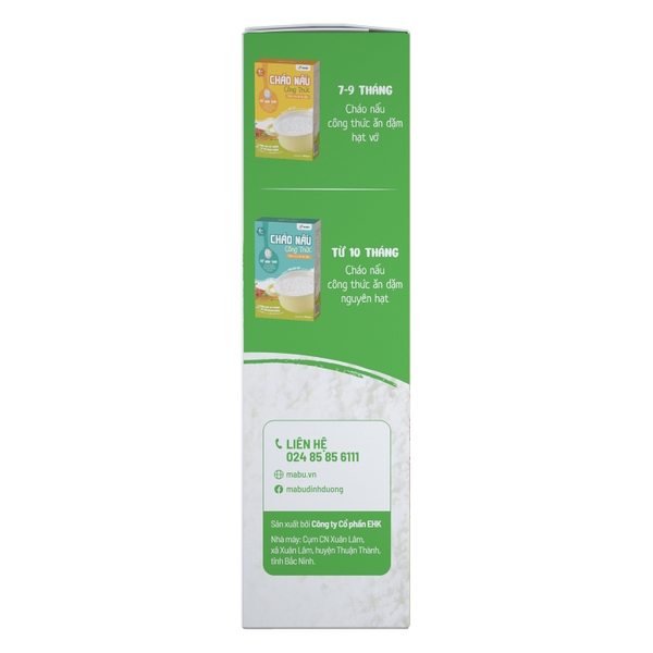 Bột nấu công thức Mabu dành cho trẻ ăn dặm 900g (6M+)