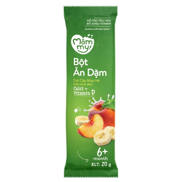 Bột ăn dặm Mămmy trái cây mùa hè 140g (6M+)