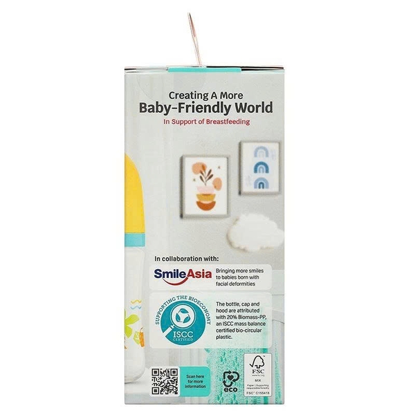 Bình sữa PP Pigeon Softouch Baby-Friendly World cổ rộng 160ml - Mùa Hạ (từ 0 tháng)