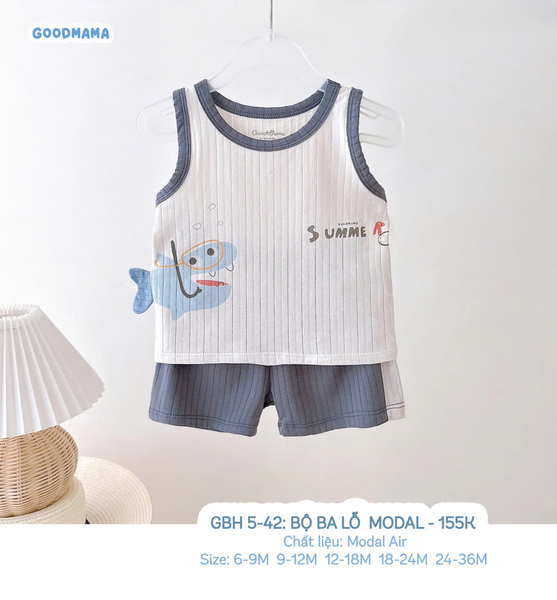 Bộ 3 lỗ Modal Good Mama GBH5-42