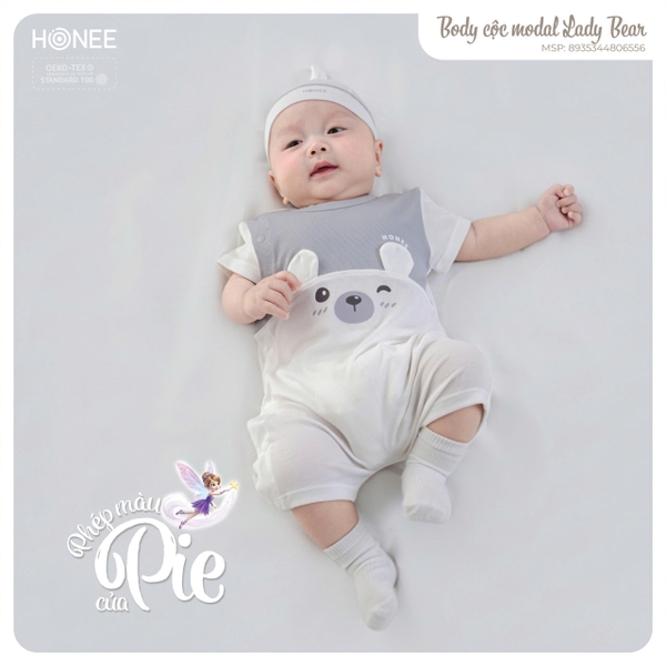 (C2.5) Bộ cộc tay Modal Lazy Bear 6556 Honee