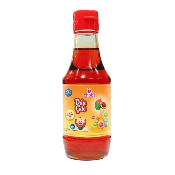 Dầu Gấc ăn dặm Lê Gia cho bé 60ml (6M+)