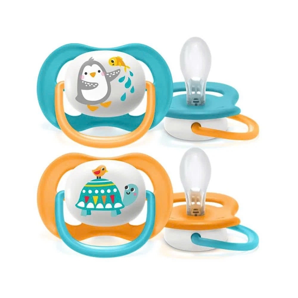Ty ngậm thông khí Philips Avent hình thú (SCF080/07, 6-18M, vỉ đôi)