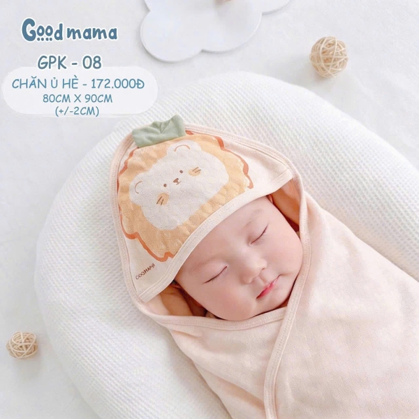 Chăn ủ hè cho bé GPK08 GoodMama (80*90cm)