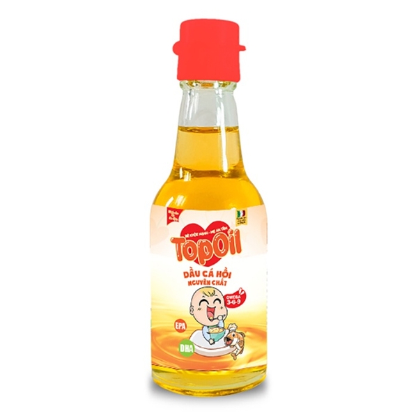 Dầu cá hồi nguyên chất Topoil 60ml