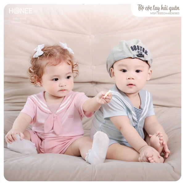 (C5) Bộ cộc tay hải quân 6983 Honee